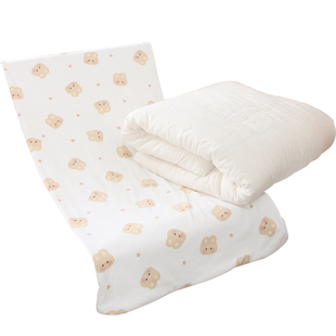 婴儿被套纯棉针织a类宝宝棉花被子盖毯幼儿园儿童被罩单件可定制