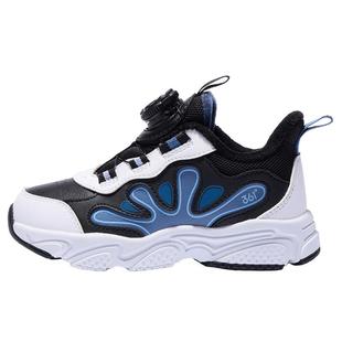 361童鞋男童棉鞋2025冬季新款革面保暖小童软底防滑加绒二棉鞋子