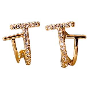 古里雅巨好看耳环女2026新款爆款轻奢高级感气质大气耳钉金色耳饰