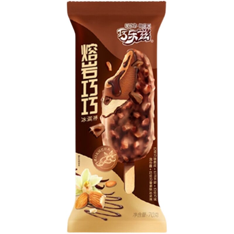 伊利巧乐兹熔岩巧巧冰淇淋巴旦木巧克力流心香草脆皮雪糕一件包邮