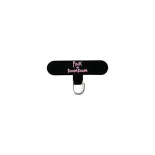 PinKBooM原创手机挂链垫片多功能夹片黑色隐形超薄布不伤机防丢片