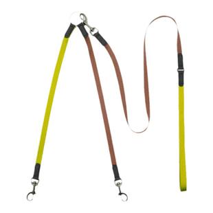 QZee贝宝捷BeauGo狗狗双头牵引绳一拖二多狗牵引绳小中大型犬泰迪