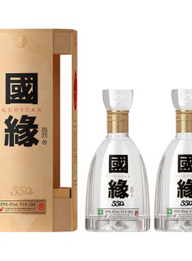 【酒厂自营-江苏版】今世缘国缘四开浓香型42度500ml*2两瓶装