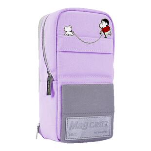 日本KOKUYO国誉手机站立笔袋蜡笔小新限定大容量可拓展笔盒学生用