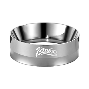 bincoo磁吸接粉环加高咖啡防飞粉圈51/58mm接粉器不锈钢外卡粉圈