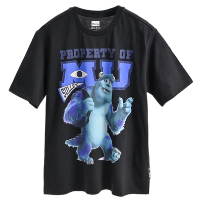 短袖休闲青年怪物印花T恤