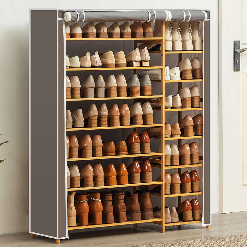 木马人简易鞋架子多层放门口家用室内好看经济型鞋柜收纳宿舍防尘
