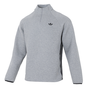 【自营】Adidas/阿迪达斯半开襟运动长袖套头衫JX1508