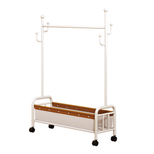 简易衣帽架落地轻奢卧室家用挂衣架可移动室内晾衣架衣服收纳架子