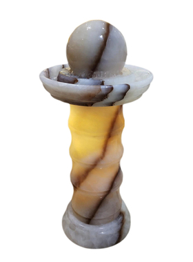 礼物欧式风喷泉加湿器流水摆件