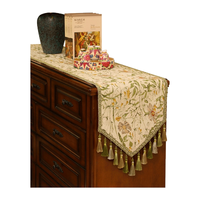 艾琳思特美式轻奢桌旗茶几旗