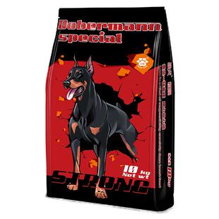 心粮杜宾狗粮成犬专用20斤装通用型幼犬大型犬天然美毛犬粮10kg