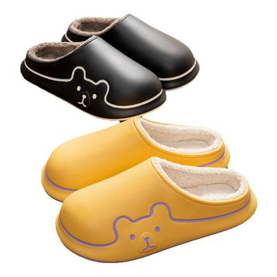 买一送一防水拖鞋防滑保暖耐脏毛