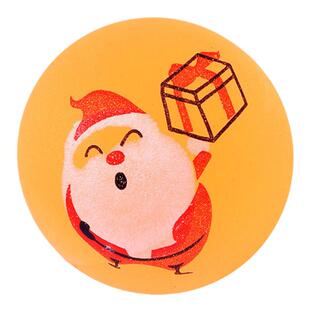 圣诞节礼物橡胶弹力球实心儿童小玩具跳跳球弹弹球弹跳球橡皮球