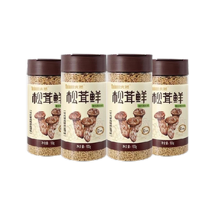 大山合太然松茸鲜鲜调味料家用无添加松茸粉代替鸡精和盐100g*4瓶