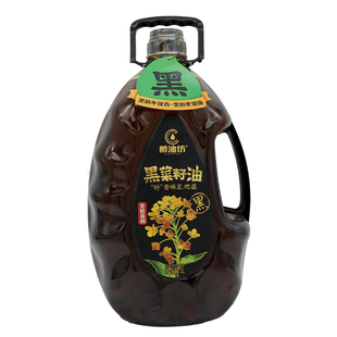 醇油坊黑菜籽植物食用油桶装家用装大桶5L*1