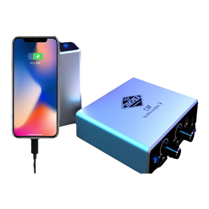 苹果15声卡转换器OTG线数字立体声苹果直播一号手机直播声卡通用