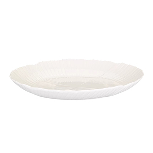 鱼盘家用高级感新款陶瓷纯白蒸鱼盘烤鱼大号装鱼盘菜盘椭圆形盘子