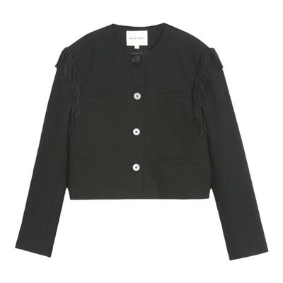 BLANKLABEL肩部流苏小香短西装