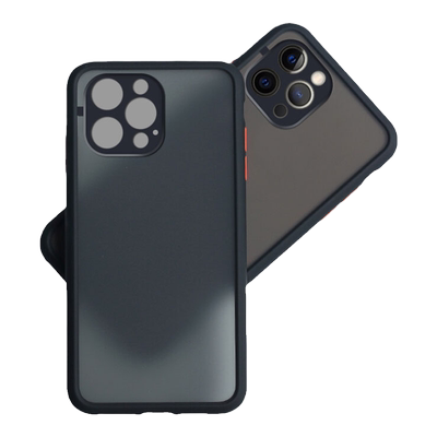 苹果iPhone透明磨砂防摔手机壳