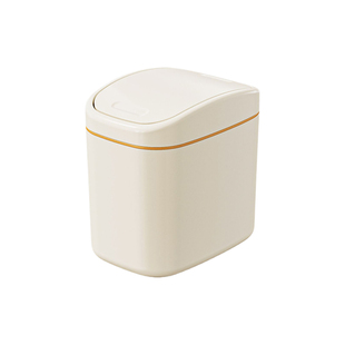 迷你桌面垃圾桶小号家用带盖卧室床头杂物收纳桶办公室桌上废纸篓