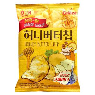 韩国进口零食卡乐比chiikawa联名海太蜂蜜黄油味薯片休闲膨化小吃