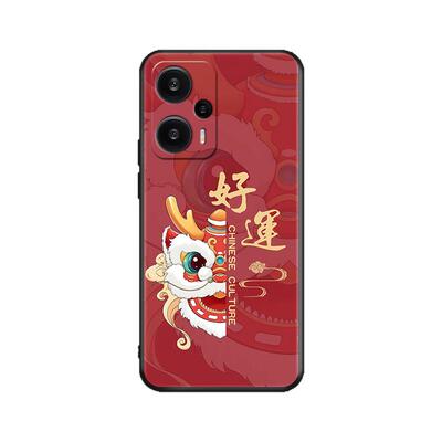 皑晨适用于红米note12turbo手机壳redmi网红note12turbo中国风hongmi防摔n0te12turbo保护套hm新款n0te12turb