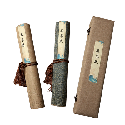 凤求凰描红长卷卷轴手卷礼盒装