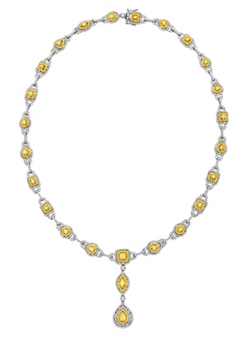 巴洛克14K注金淡水珍珠锁骨链高