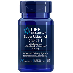 保税发 还原型辅酶Q10泛醇含富里酸200mg30粒美国Life Extension
