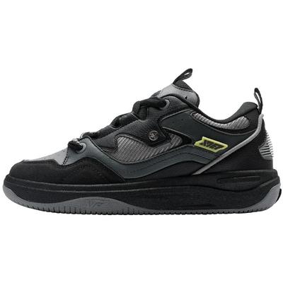 特步启浪CTR板鞋|男鞋2025夏季新款皮面保暖休闲鞋976419310007