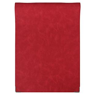 可卷软皮面金属夹上翻活页本A4宽行1.2cm横线竖线学生笔记本网格方格办公会议记事空白简约可定制道林100克纸