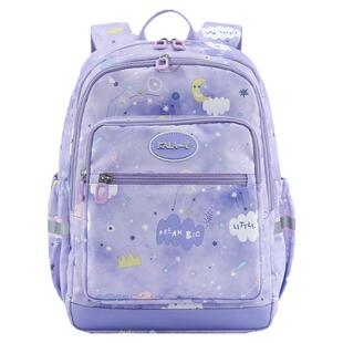 小学生书包一年级女孩轻便减负双肩包卡拉羊防水三到六年级背包男