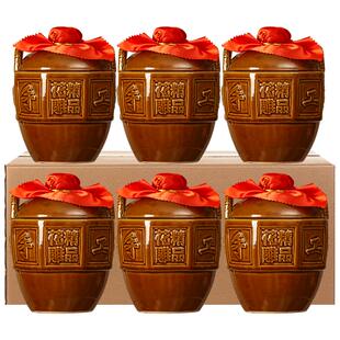 正宗绍兴黄酒圣塔十五年陈酿花雕酒1.5L坛装整箱半干型加饭酒老酒