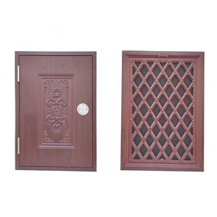 防盗门改通风窗防盗门加装通风窗家用门中门改装入户门隐私通风窗