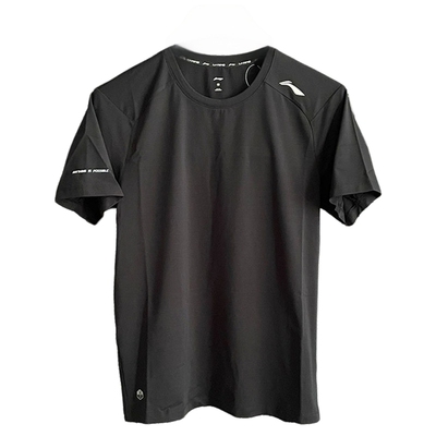 李宁男2025夏季新款冰感速干短袖