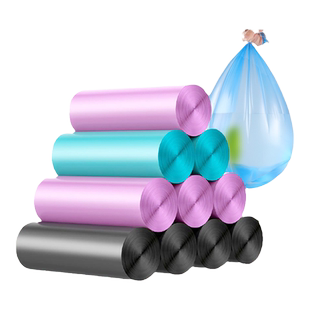 加厚手提式黑色45x50x55垃圾袋50x60x80拉极机及口袋