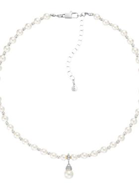 S.S.V.水滴锆石珍珠项链