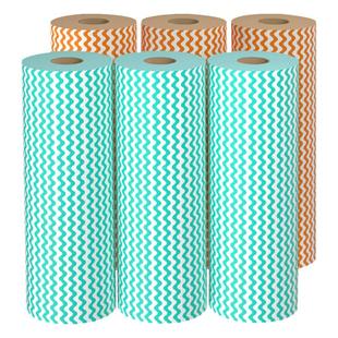 洁丽雅懒人抹布干湿两用无纺布不易沾油家用吸水一次性厨房专用巾