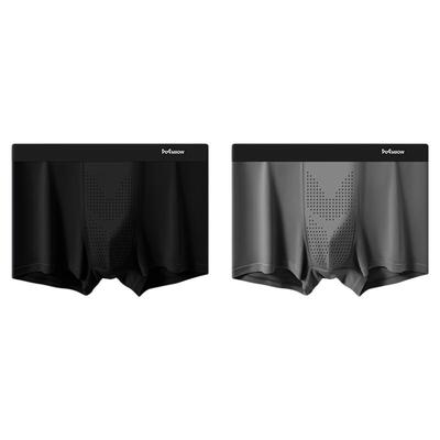 猫人纯棉10A抑菌虫草养护平角裤