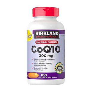 Kirkland辅酶q10保护心脏柯克兰coq10备孕胶囊美国原装进口保健品