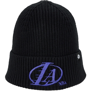 杰克琼斯男装士NBA联名湖人队四季通用新款帽子2025年新款毛线帽