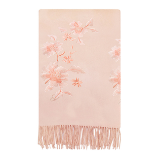 100%羊毛围巾女冬季保暖旗袍披肩斗篷外搭2026新款送妈妈生日礼物