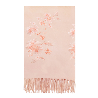 100%羊毛围巾女冬季保暖旗袍披肩斗篷外搭2025新款送妈妈生日礼物