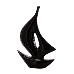 轻奢一帆风顺帆船摆件家居饰品客厅酒柜电视柜办公室装饰乔迁礼物