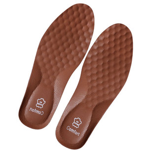 马丁博士用皮鞋鞋垫牛皮真皮女士超软久站不累软底舒适圆头1CM厚