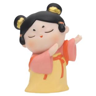 古风唐八艺仕女摆件盲盒创意唐小圆公仔手办潮流人偶马年新年礼物