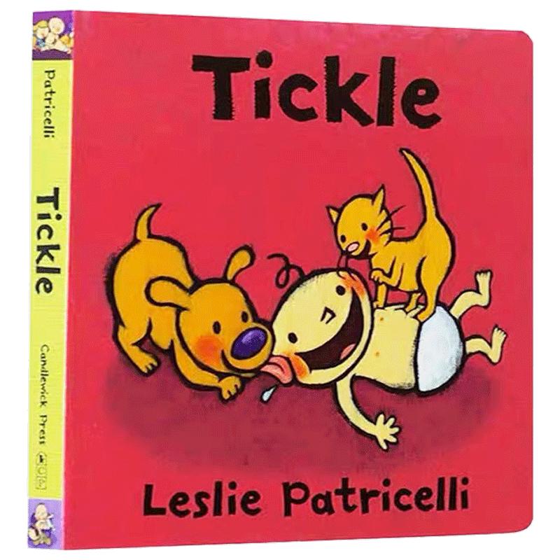 英文原版 Tickle挠痒痒 Leslie Patricelli幼儿启蒙纸板书绘本Tickle Board Book培养宝宝的行为习惯英语学习0-3-4-5-6岁