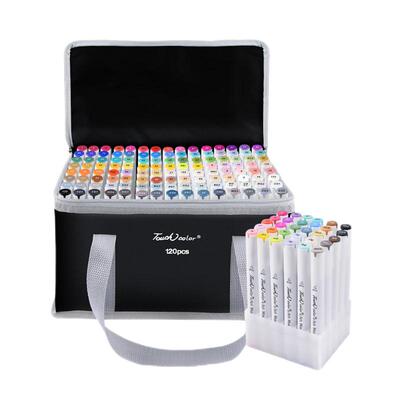 进口5代软头马克笔全套120色