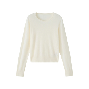 小禾【百搭王】100极细美利奴羊毛扬子纱巴素兰工艺可机洗打底衫